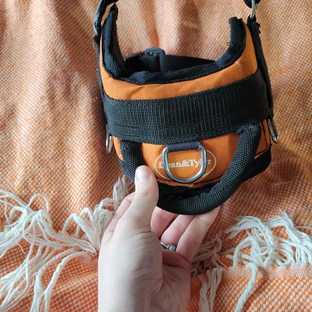 Dean & Tyler Orange And Black Working Dog/Pet Harness Size XX-Small